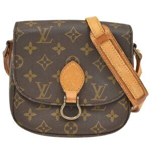LOUIS VUITTON Mini Saint Cloud Shoulder Bag Monogram Leather BN